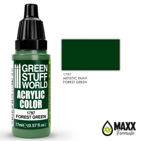 ACRYLIC COLOR FOREST GREEN 1797