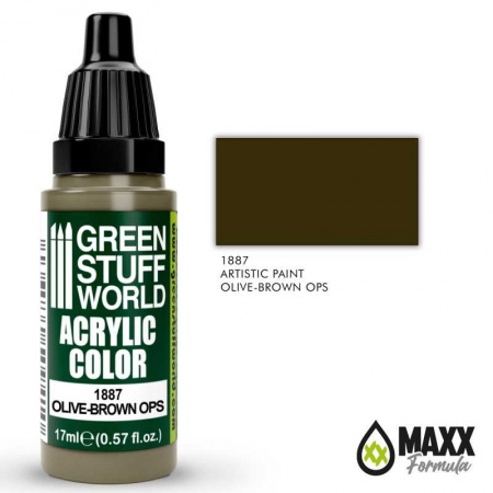 ACRYLIC COLOR OLIVE BROWN OPS 1887