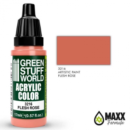 ACRYLIC COLOUR FLESH ROSE 3216