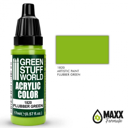 ACRYLIC COLOUR FLUBBER GREEN 1820