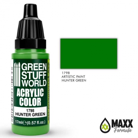 ACRYLIC COLOUR HUNTER GREEN 1798