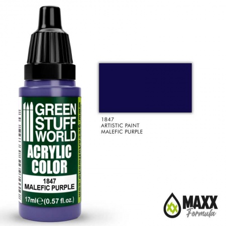 ACRYLIC COLOUR MALEFIC PURPLE 1847