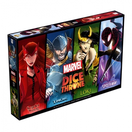 DICE THRONE MARVEL - THOR LOKI SPIDERMAN SCARLET WITCH