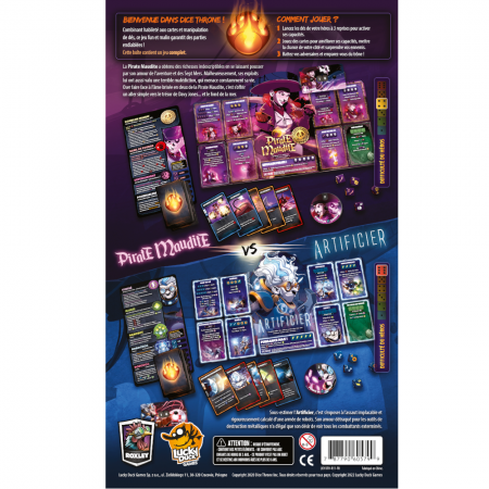 DICE THRONE S2 : ARTIFICIER VS PIRATE MAUDITE 