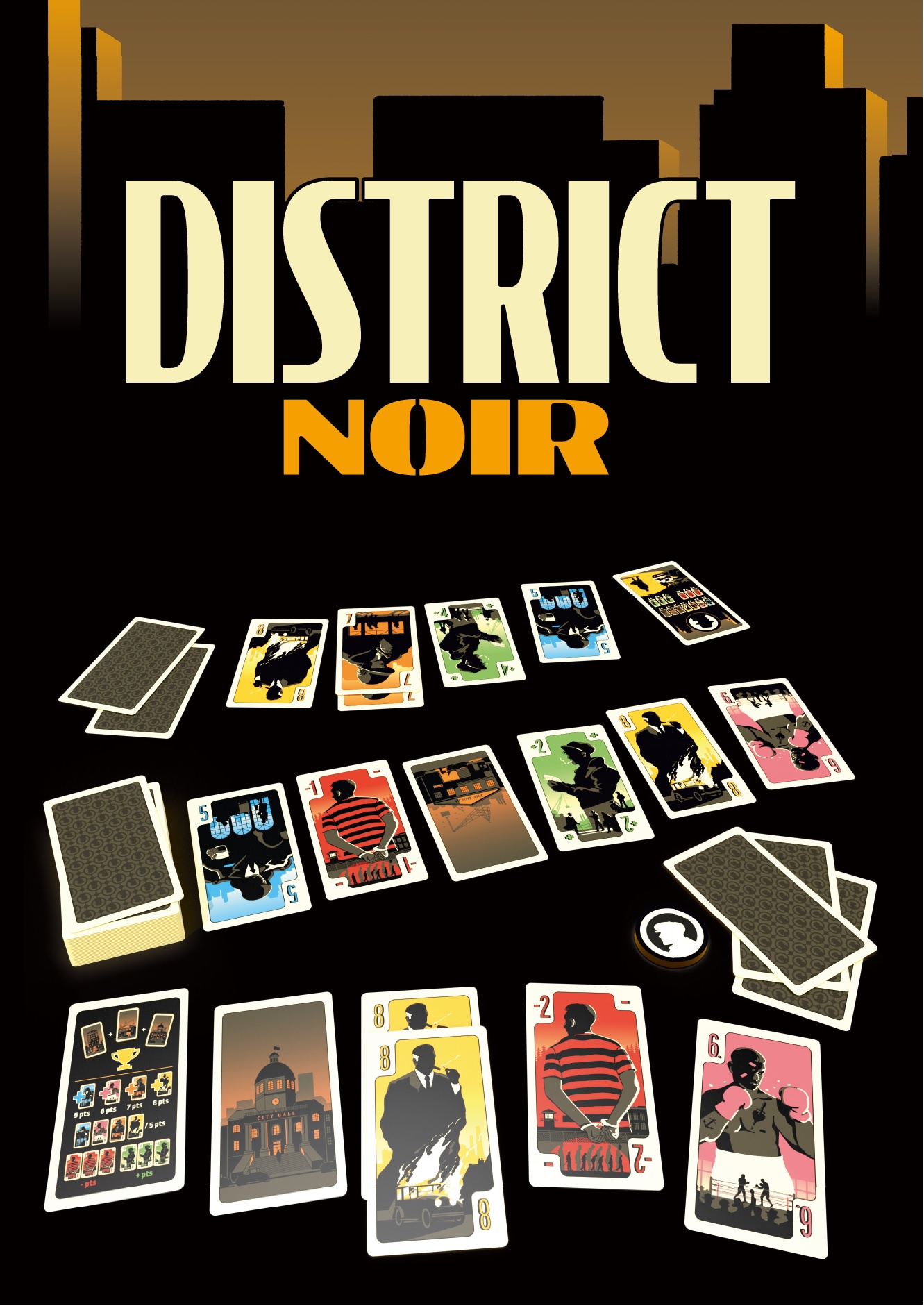 District Noir : jeu duo et de bluff - Spiral Editions - Acheter sur  Parta'Jeux