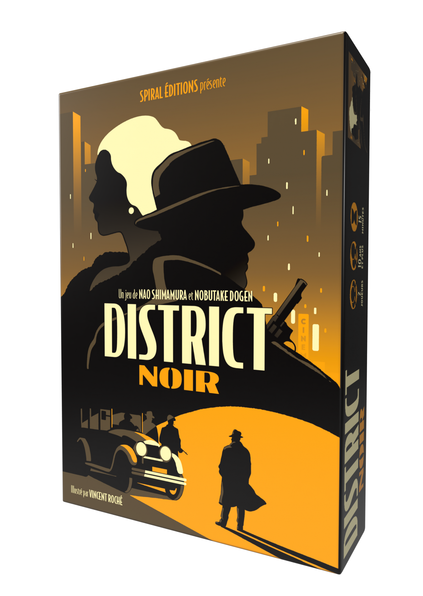 District Noir : jeu duo et de bluff - Spiral Editions - Acheter