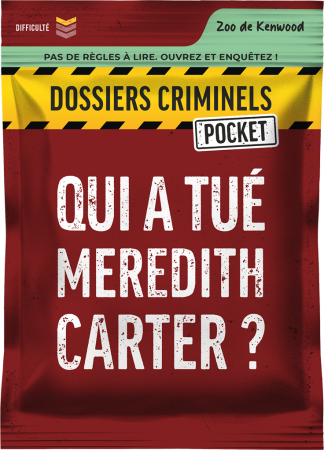 DOSSIER CRIMINEL POCKET 1 : QUI A TUE MEREDITH CARTER ? 