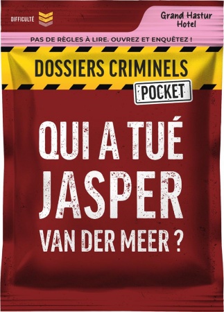 DOSSIERS CRIMINELS POCKET 1 : QUI A TUE JASPER VAN DER MEER ? 