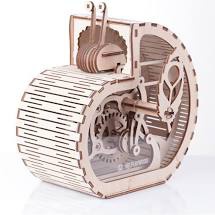 Escargot S tirelire maquette 3D mobile en bois
