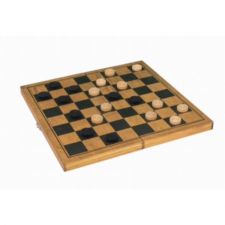 Jeu de Dame en bois Vintage 