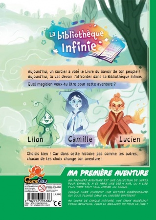 MA 1ERE AVENTURE : LA BIBLIOTHEQUE INFINIE