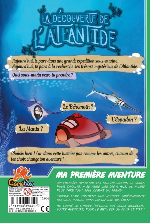 Ma 1ère aventure : La découverte de l\'Atlantide
