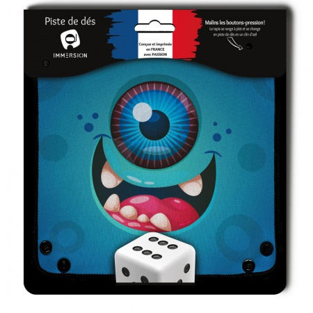 Piste de dés - Happy Cyclope Blue Monster