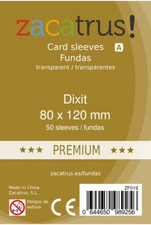 PROTEGE CARTES ZACATRUS DIXIT PREMIUM 80mmx120mm