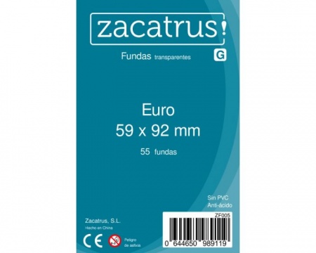 PROTEGE CARTES ZACATRUS EURO 59mmx92mm