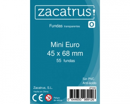 PROTEGE CARTES ZACATRUS MINI EURO 45mmx68mm