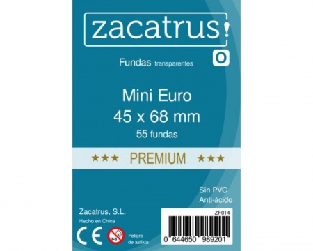 PROTEGE CARTES ZACATRUS MINI EURO PREMIUM 45mmx68mm