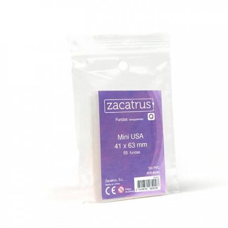 PROTEGE CARTES ZACATRUS MINI USA 41mmx63mm