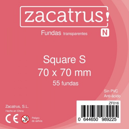 PROTEGE CARTES ZACATRUS SQUARE S (PETIT CARRE) 70mmx70mm