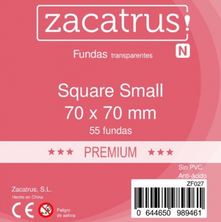 PROTEGE CARTES ZACATRUS SQUARE S PREMIUM (PETIT CARRE) 70mmx70mm