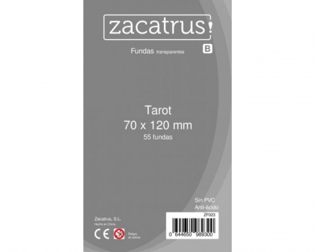PROTEGE-CARTES ZACATRUS TAROT 70mmx120mm