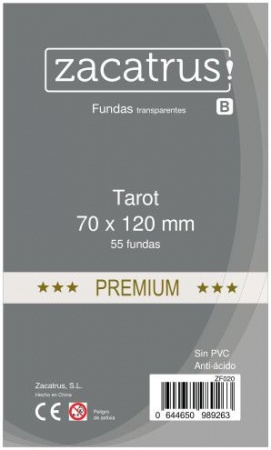 PROTEGE-CARTES ZACATRUS TAROT PREMIUM 70mmx120mm
