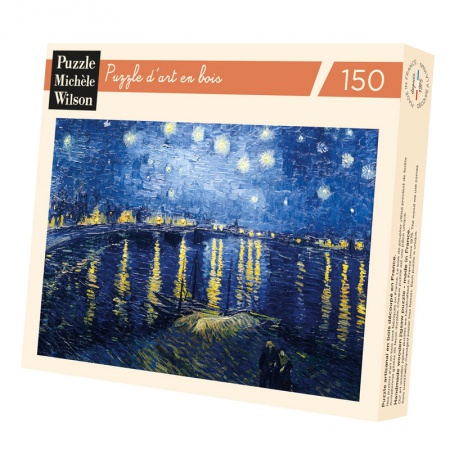 Puzzle 150 pièces - Nuit étoilée sur le Rhône