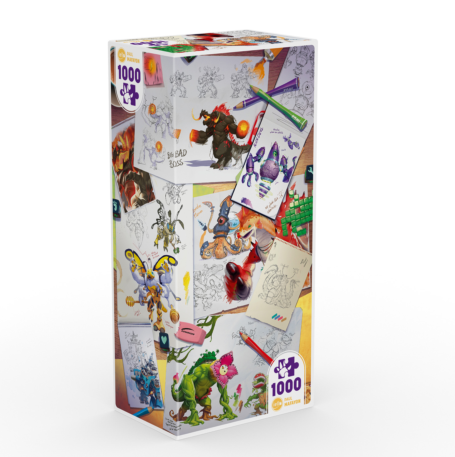 PUZZLE UNIVERSE - 1000P : MAKING OF MONSTERS