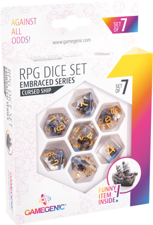 SET DE 7 DÉS - EMBRACED SERIES CURSED SHIP 