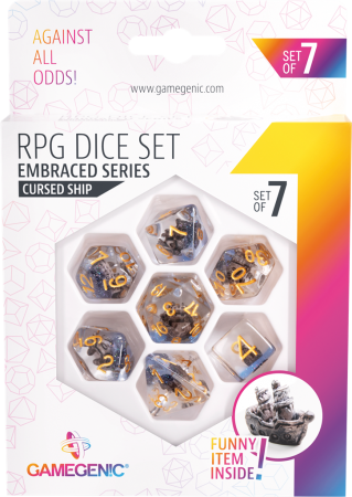 SET DE 7 DÉS - EMBRACED SERIES CURSED SHIP 