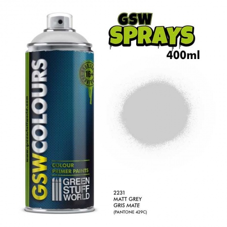 SPRAY SOUS COUCHE GRIS MAT 400ML