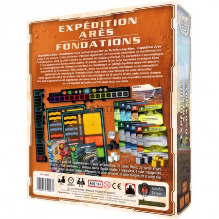 TERRAFORMING MARS EXPEDITION ARES EXTENSION FONDATIONS