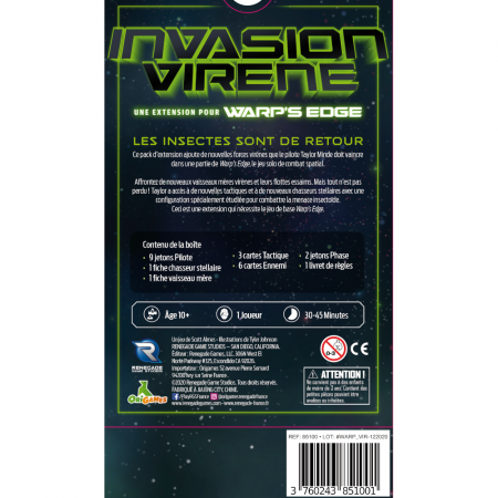 WARP’S EDGE – Extension Invasion Virene